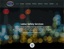 Tablet Screenshot of leducsafety.com